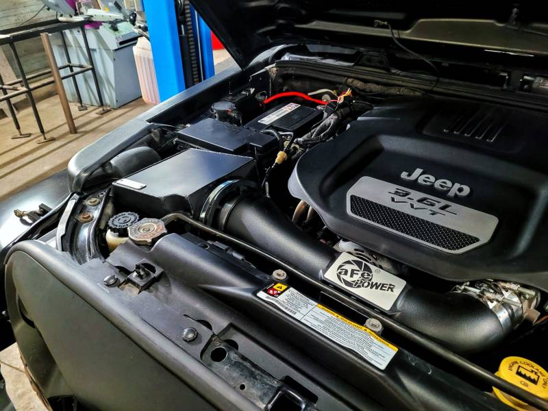 Boite a air sur mesure Jeep Wrangler 3.6 V6
